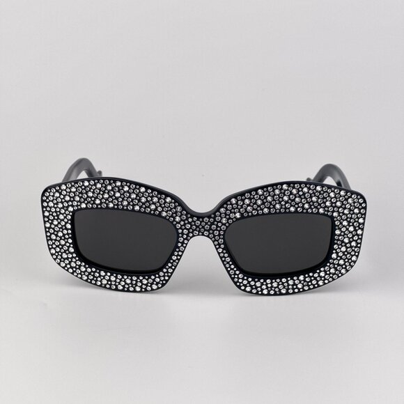 Loewe ANAGRAM LW4114IS Sunglasses – Crystal Studs Blue Grey | Model LW4114IS 90A - Picture 5 of 13